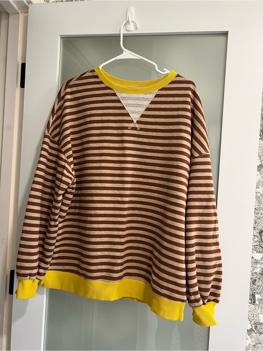 Amazon striped oversized sweater